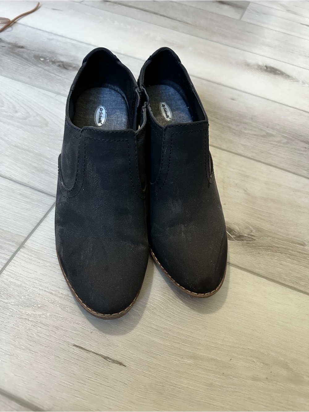 Dr. Scholl's Black Slip-On Chelsea Style Loafers
